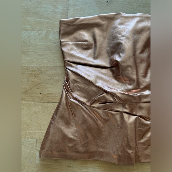 ZARA | Metallic Tube Top - Picture 2 of 4